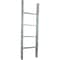 Ekena Millwork 19"W x 60"H x 3 1/2"D Vintage Farmhouse 4 Rung Ladder, Barnwood Decor Collection, Driftwood Blue DECR019X060X04LDRBU - alternate 1